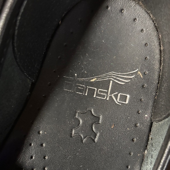 Dansko Black Floral Clogs - Picture 2 of 7